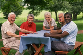 Retirement gathering at the park